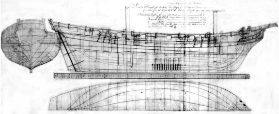 Plans for HMS Speedy