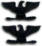 US Navy Collar Device - Navy Captain - Black Metal