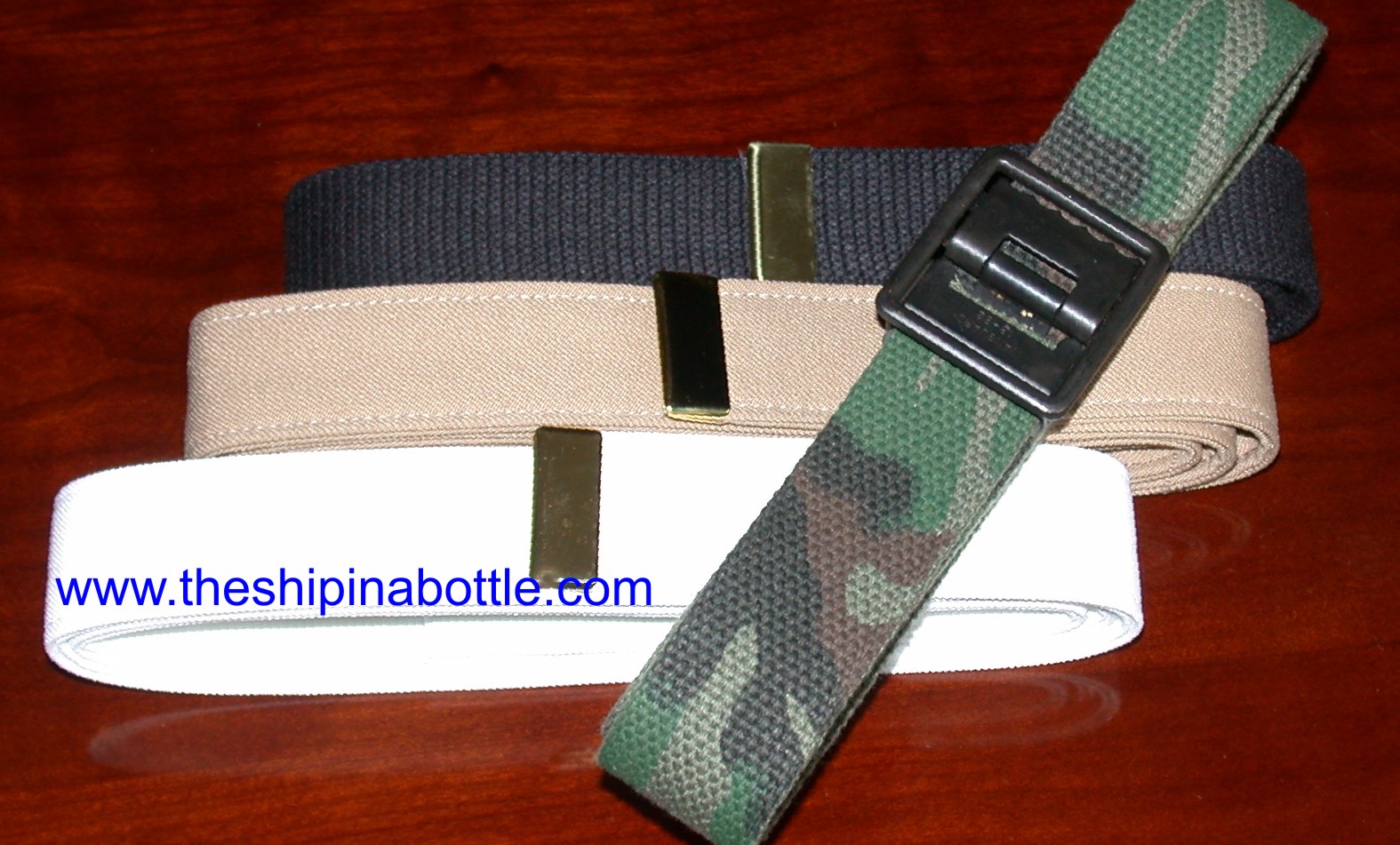 Authentic US Navy and SEABEE Belts - www.theshipinabottle.com